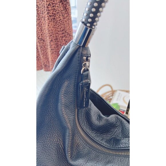 Vintage Kenneth Cole Shoulder Tote bohemia handbag Women’s black - Picture 2 of 10